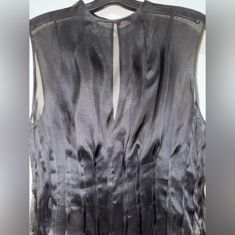 Khaite Westin Organza Top, 6, Black - Picture 11 of 17